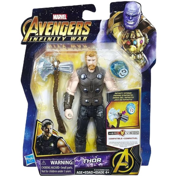 Marvel Avengers Infinity War Thor with Infinity Stone Action Figure - Picture 1 of 2